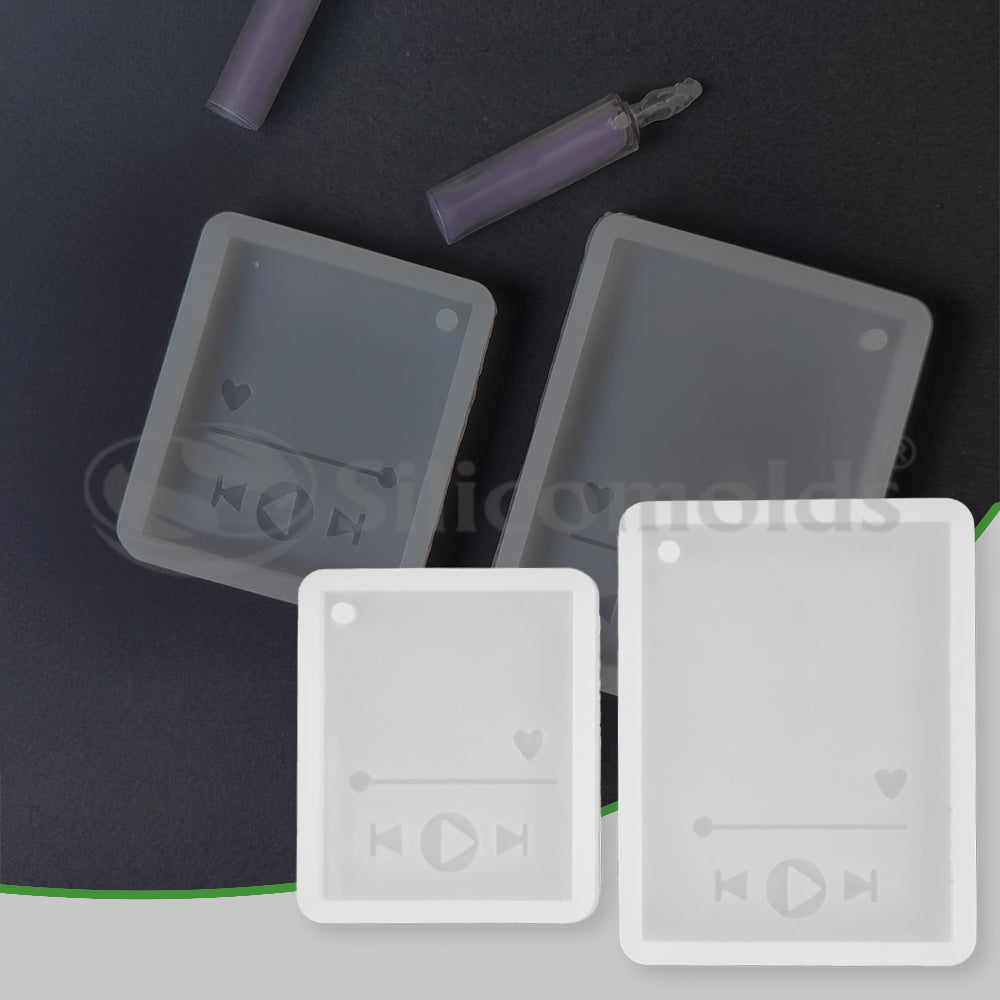 "SILICOMOLDS - SPOTIFY KEYCHAIN MOLD - SET OF 2 - URP120-RM"